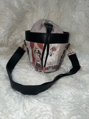 Like New Disney Haunted Mansion Stretching Room Bucket Crossbody